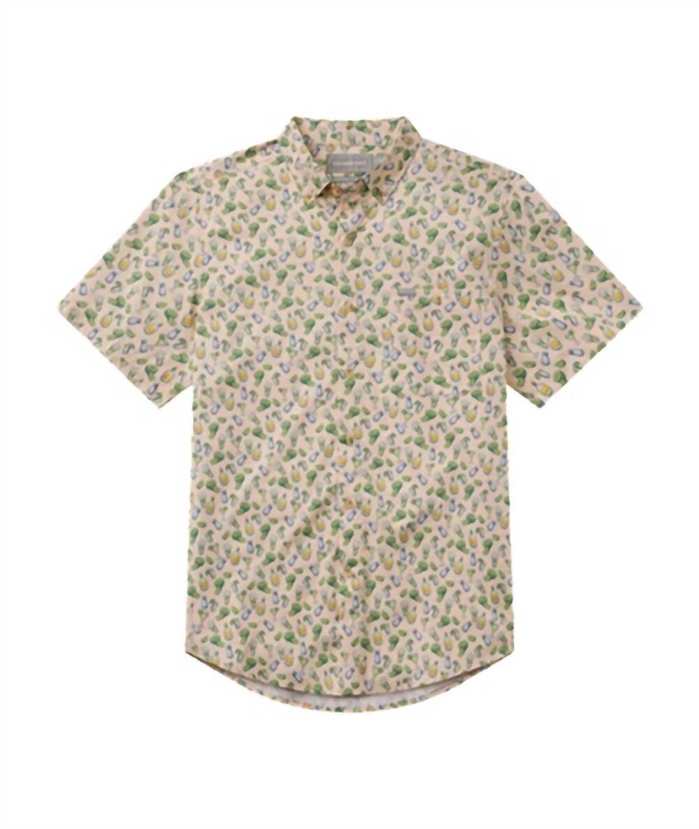 NEW SOUTHERN SHIRT COMPANY men's mas tequila baja shirt in yellow